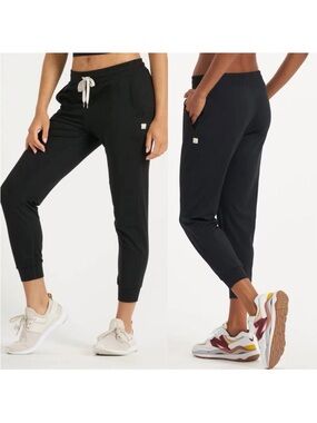 Vuori Performance Jogger Long Drawstring Relaxed Black Sz Medium